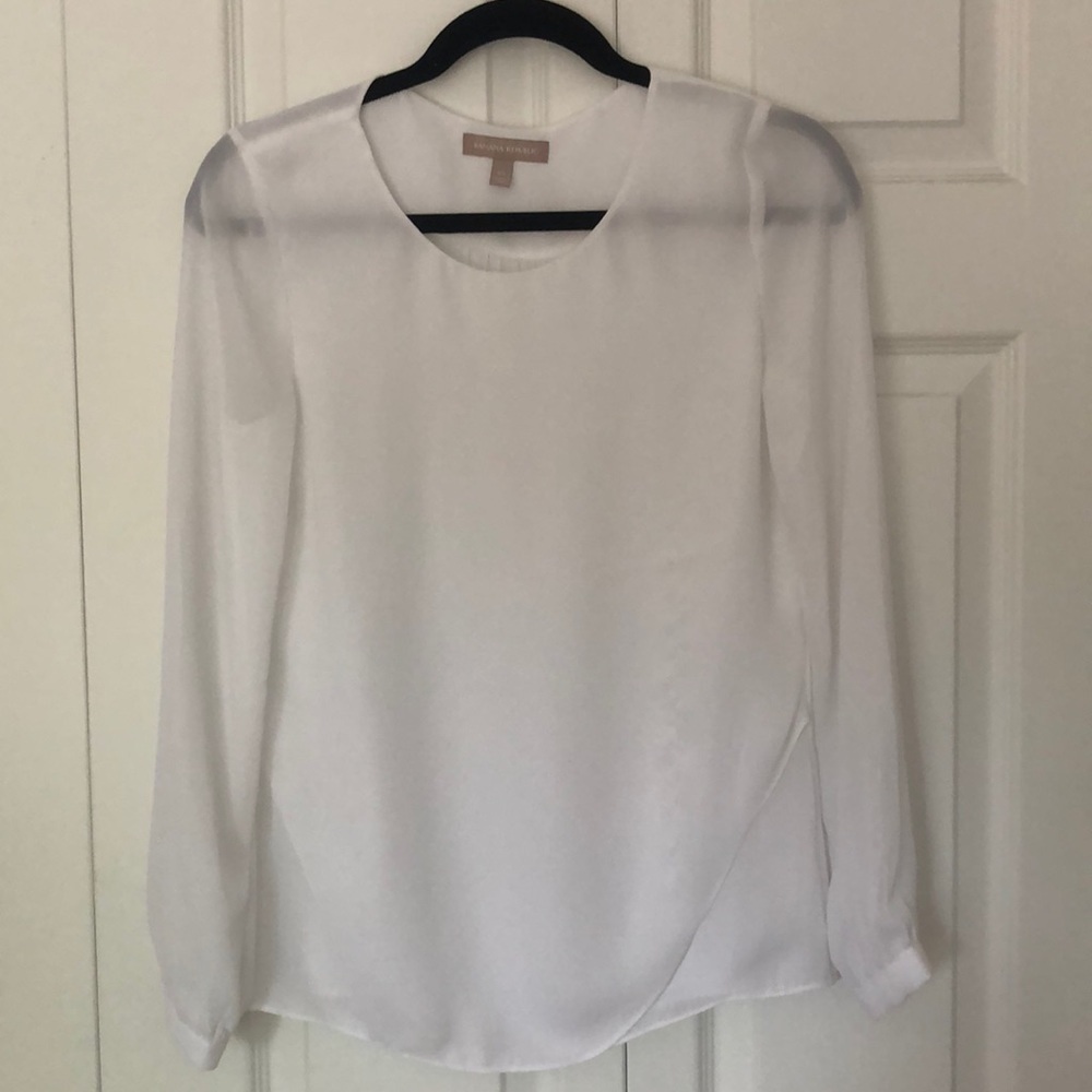 Banana Republic White Blouse